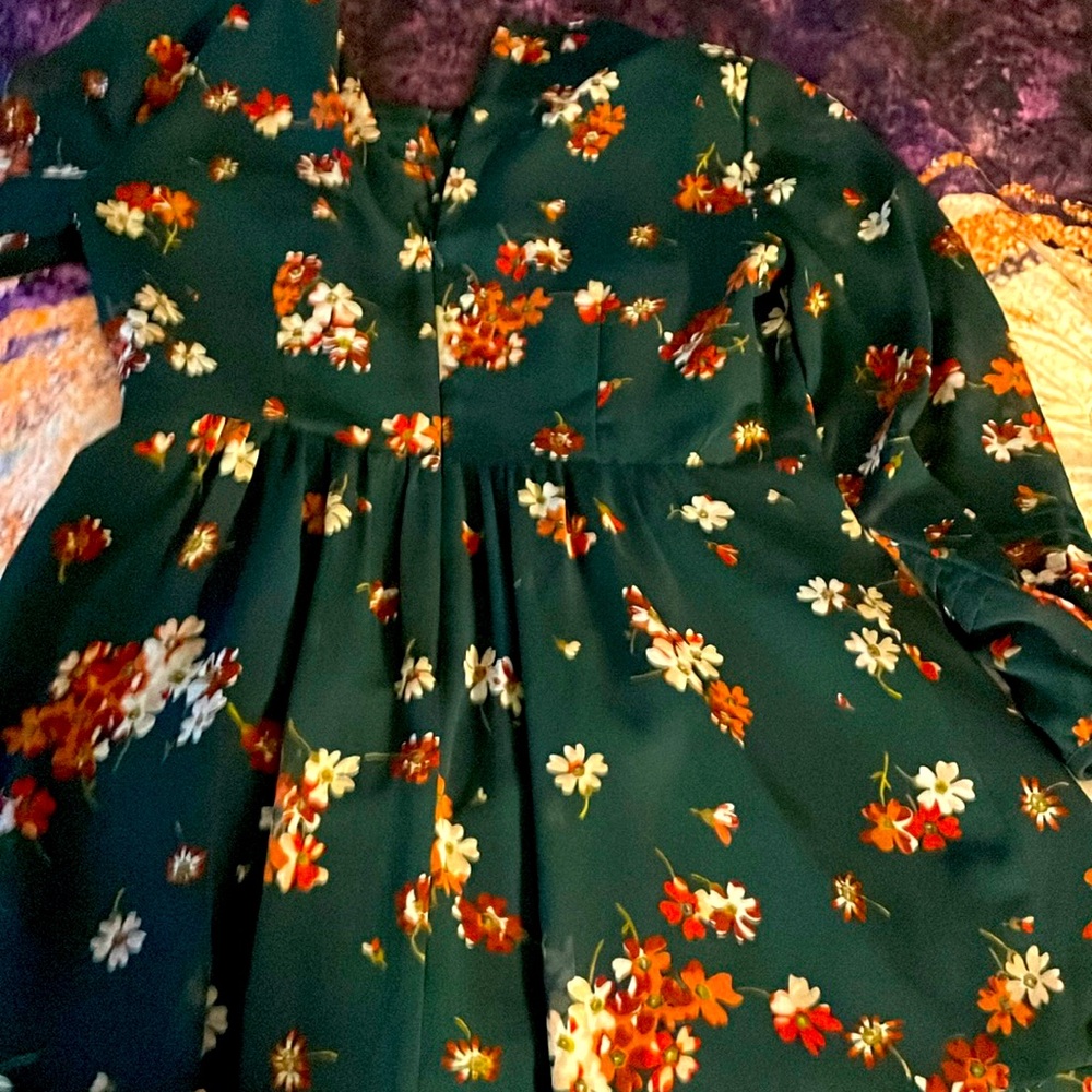 Pretty spring fashion dress designed by Madewell size2